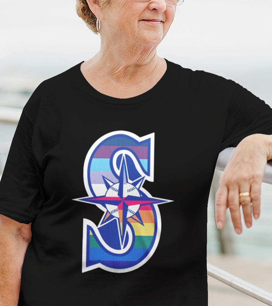 Mariners Pride Month Rainbow T-Shirt