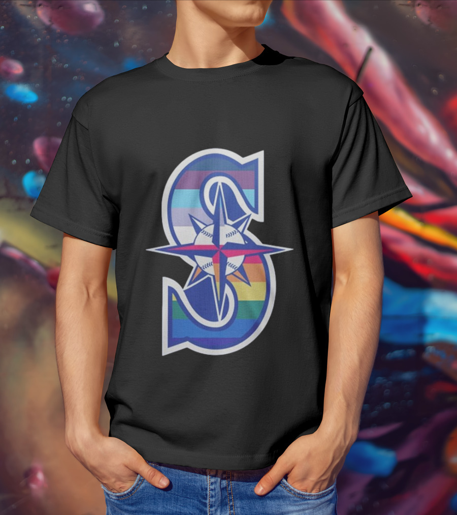 Mariners Pride Month Rainbow T-Shirt