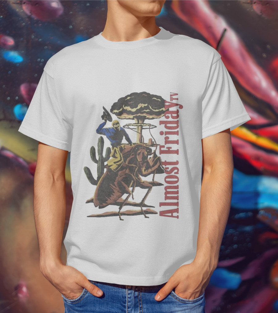 Almost Friday Cockroach Cowboys Desert Adventure T-Shirt