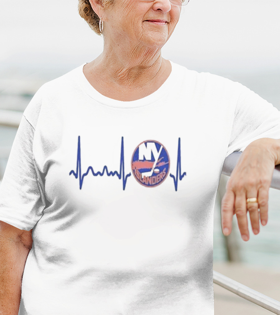 New York Islanders Heartbeat Hockey T-Shirt