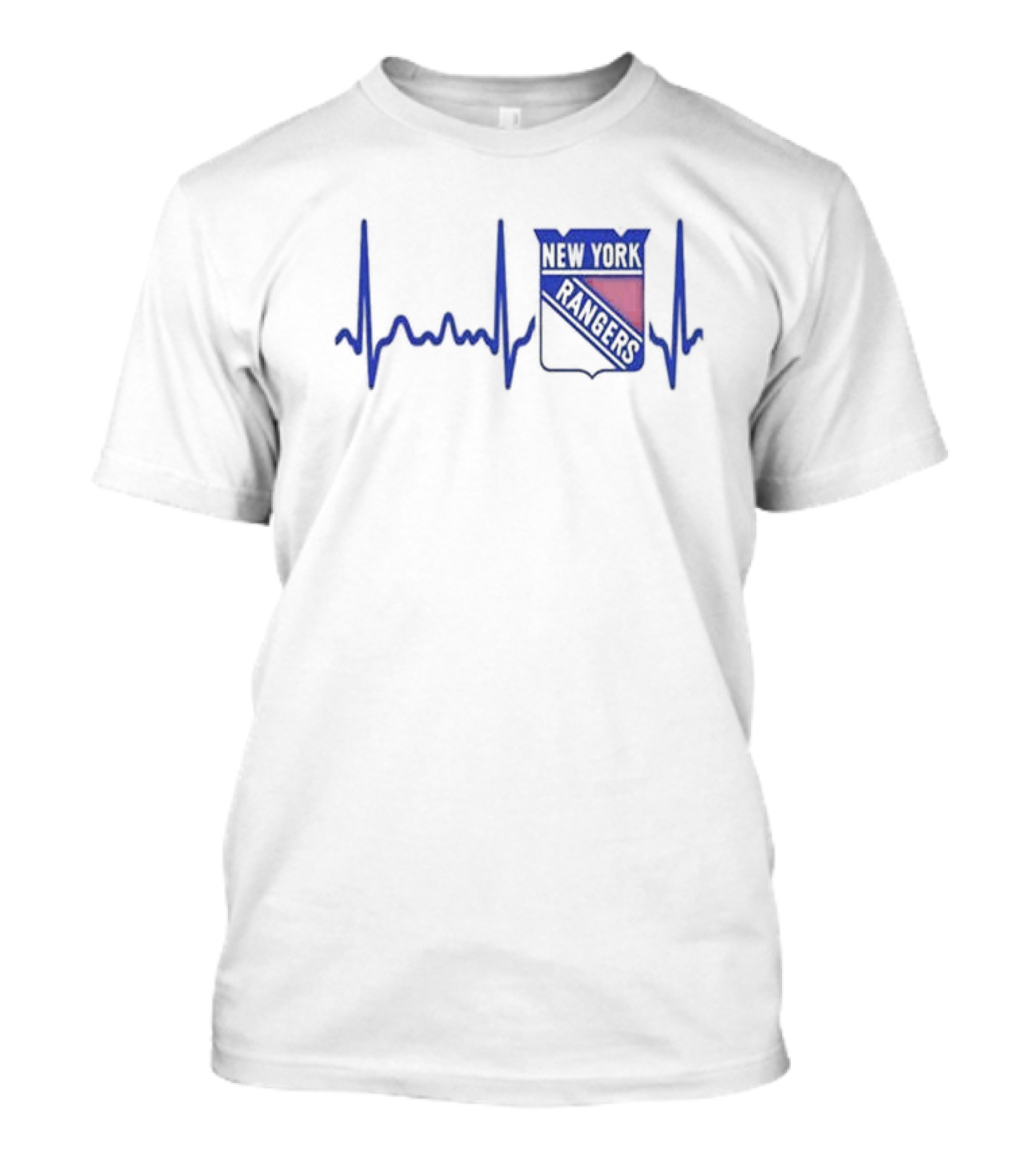 Heartbeat New York Rangers Hockey T-Shirt