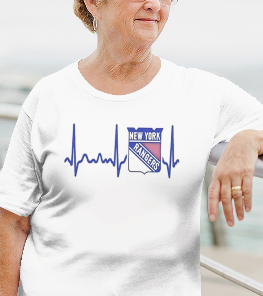 Heartbeat New York Rangers Hockey T-Shirt