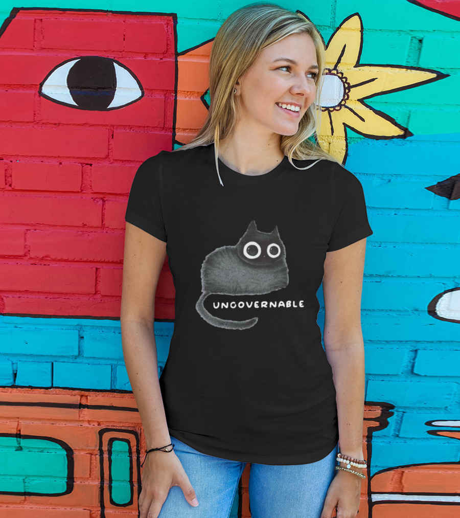 Wholesomememe Cat Ungovernable T-Shirt