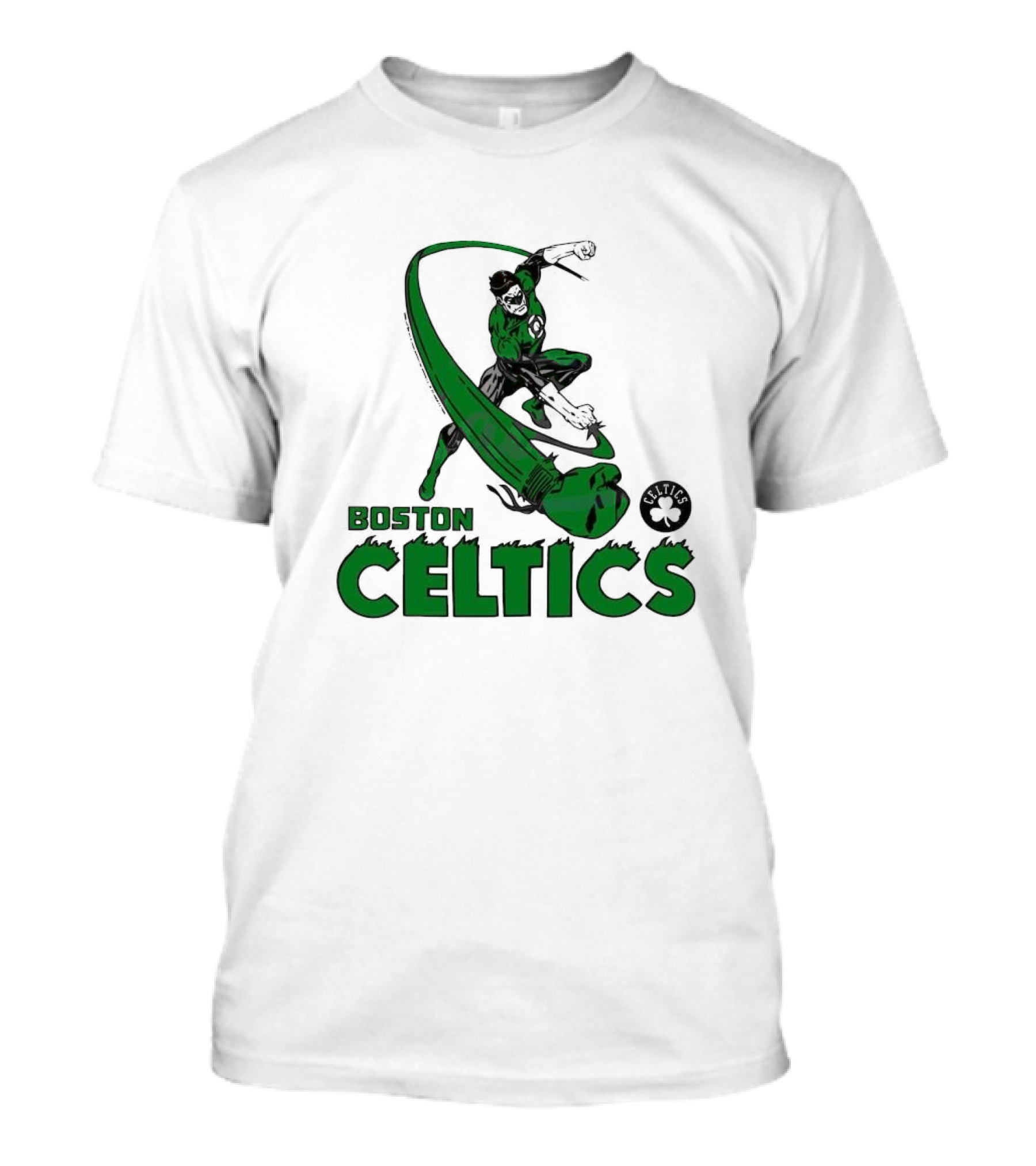 Boston Celtics Green Lantern Comics T-Shirt