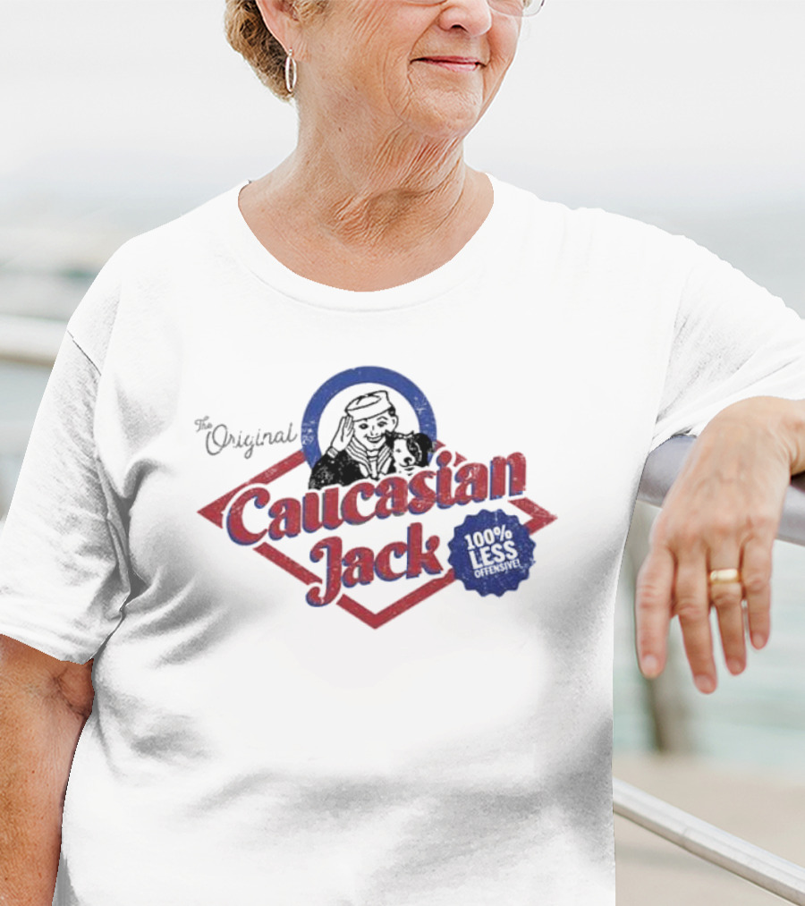 The Original Caucasian Jack 100% Less Offensive T-Shirt