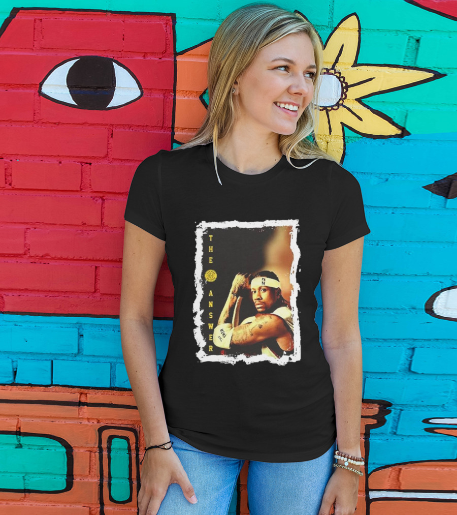 Allen Iverson The Answer Basketball Legend T-Shirt