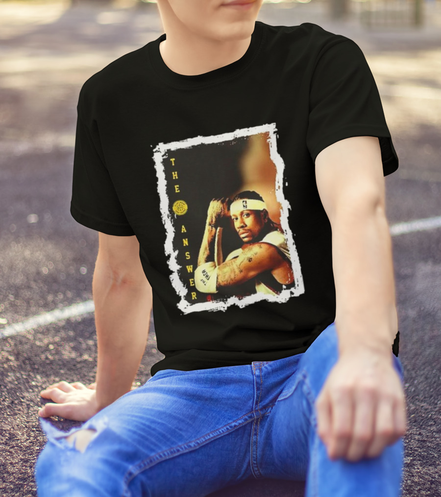 Allen Iverson The Answer Basketball Legend T-Shirt