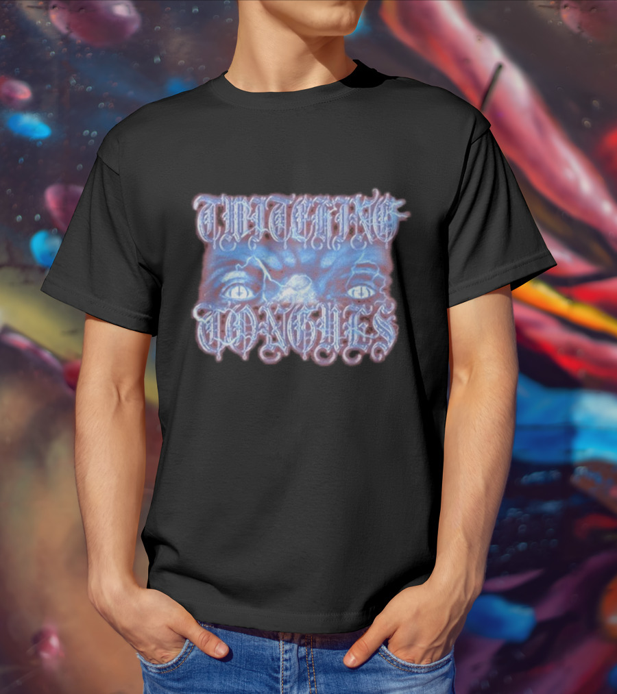 Twitching Tongues Eyes Alien Glare T-Shirt