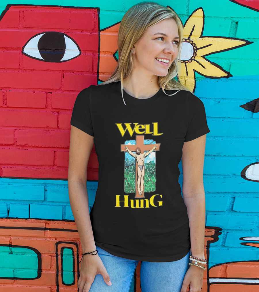 Well Hung Jesus Cross T-Shirt