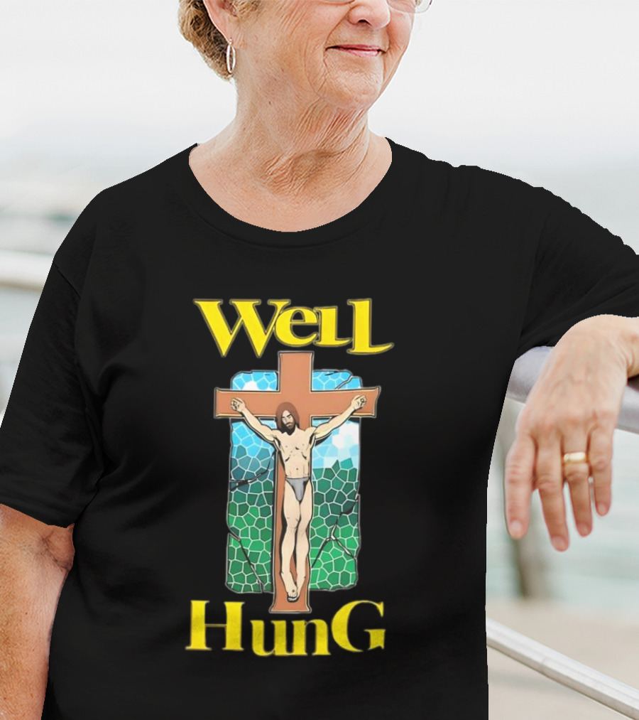 Well Hung Jesus Cross T-Shirt
