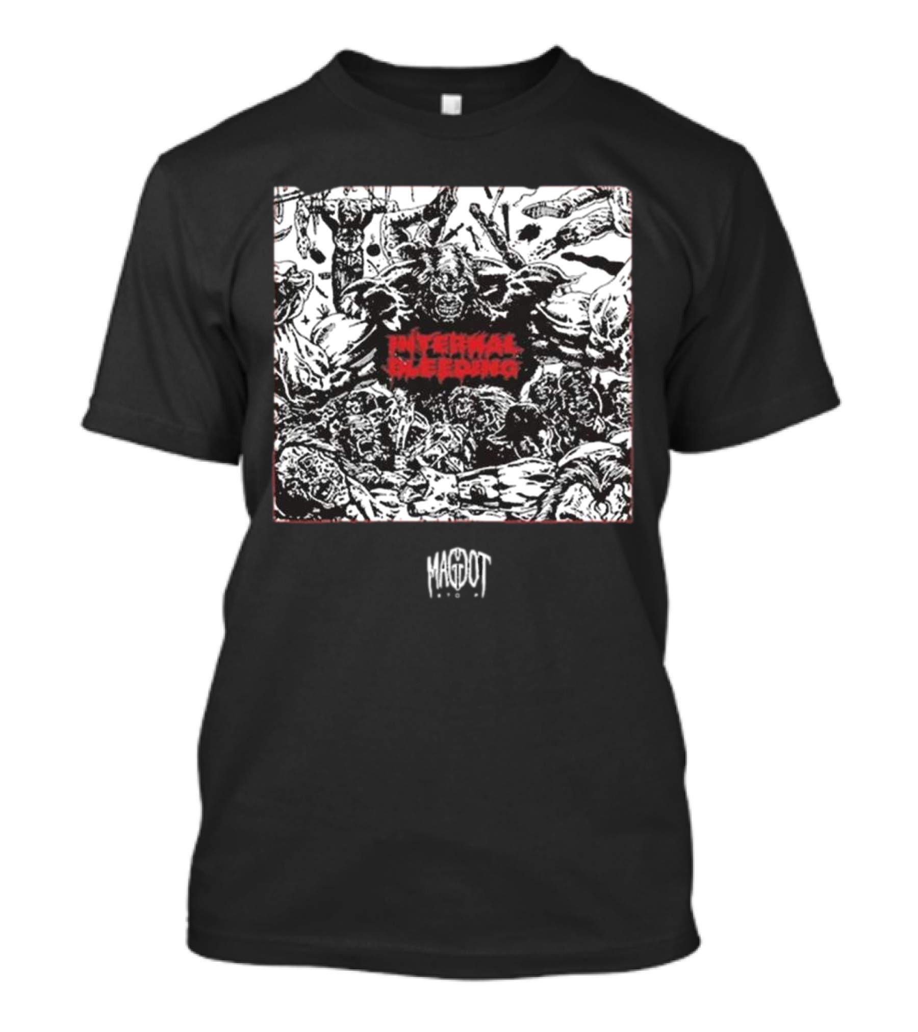 Internal Bleeding Maggot Stomp RWE Gruesome Zombie T-Shirt