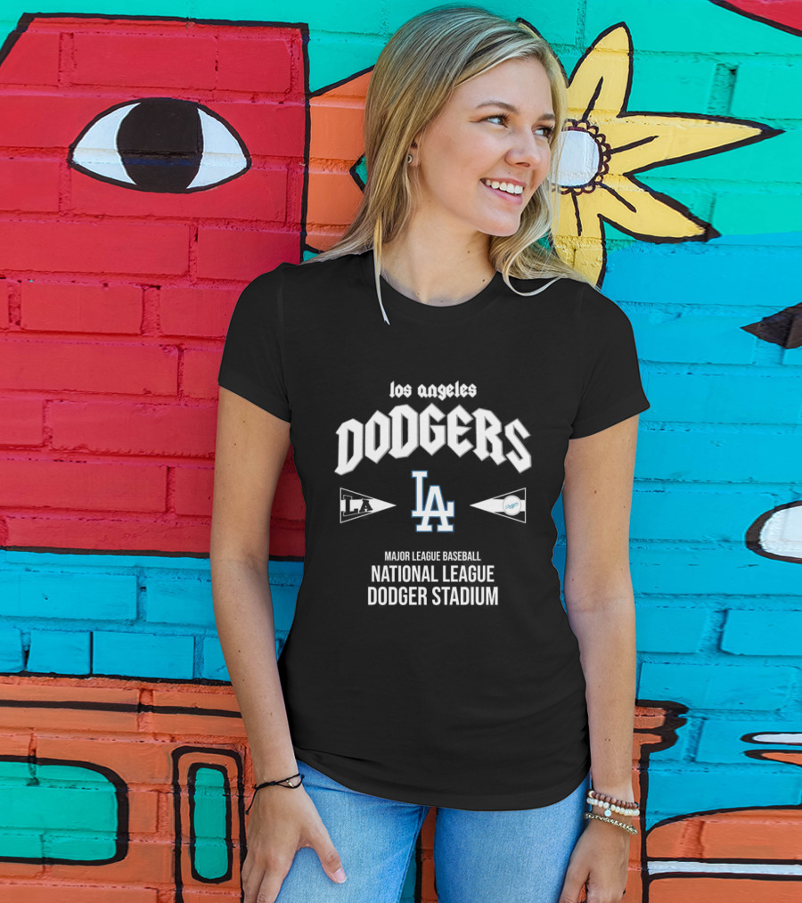 Los Angeles Dodgers LA National League Major League Baseball Dodger Stadium T-Shirt