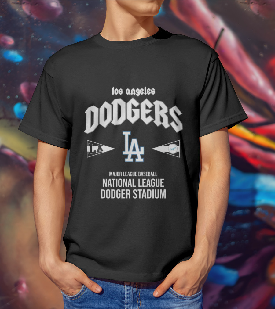 Los Angeles Dodgers LA National League Major League Baseball Dodger Stadium T-Shirt