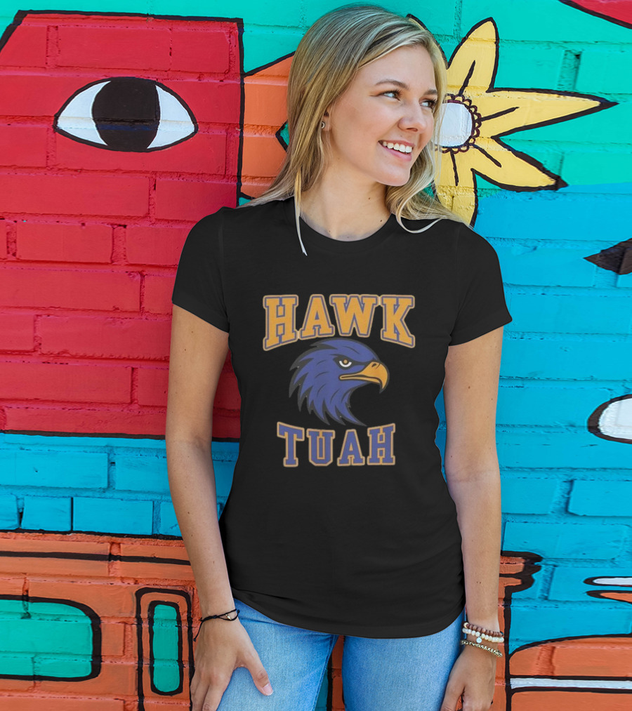 Hawk Tuah Team Spirit Blue Eagle T-Shirt