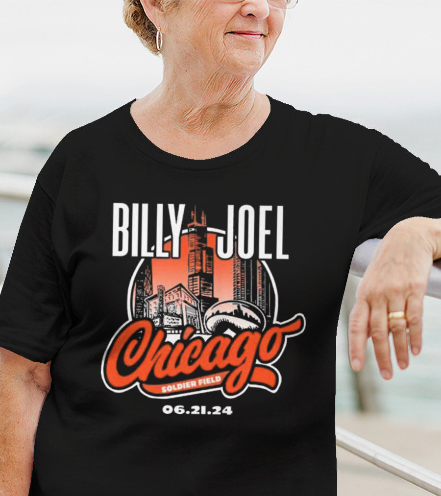 Billy Joel Chicago Soldier Field 06.21.24 T-Shirt