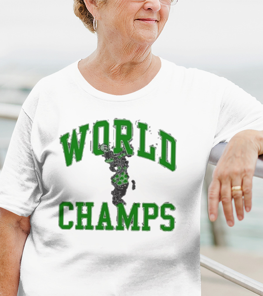 Bos World Champs Basketball Victory T-Shirt