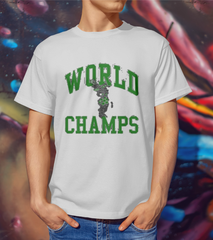 Bos World Champs Basketball Victory T-Shirt