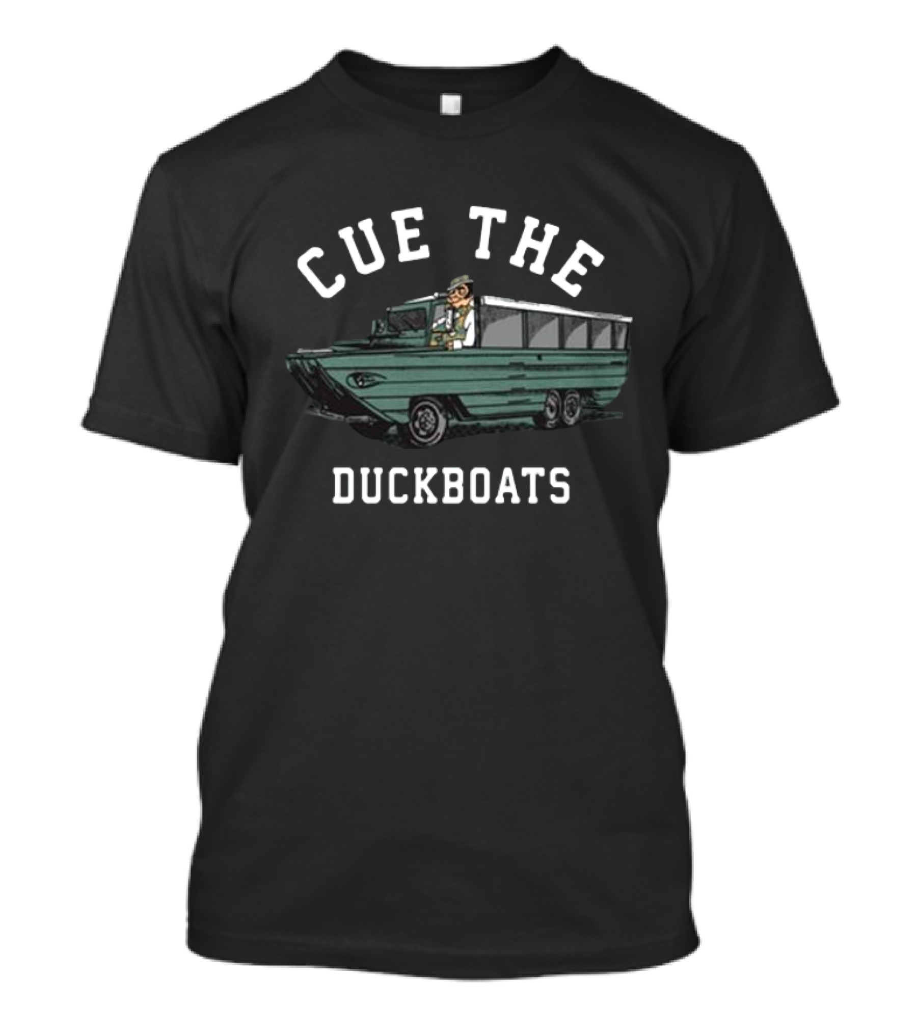 Cue The Duckboats Boston Celtics T-Shirt