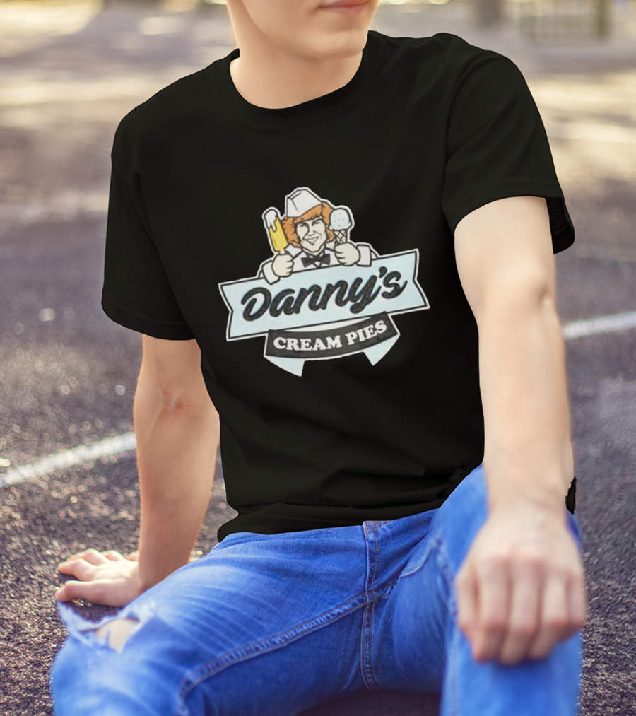 Danny Duncan Danny's Cream Pies Ice Cream Character T-Shirt