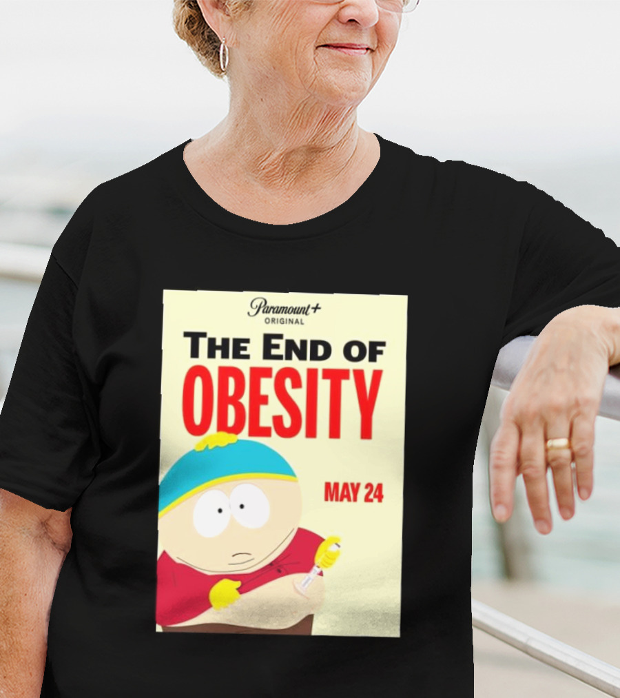 Paramount Original The End Of Obesity May 24 Featuring Iconic Cartoon Character T-Shirt