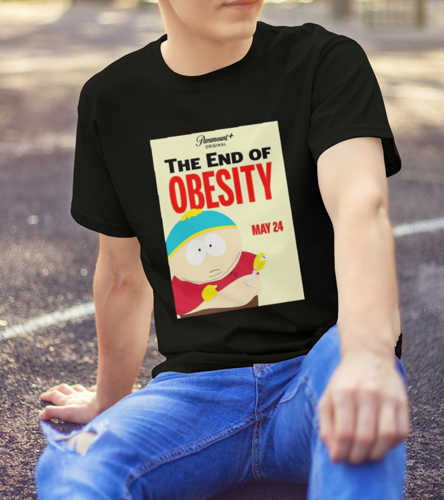 Paramount Original The End Of Obesity May 24 Featuring Iconic Cartoon Character T-Shirt