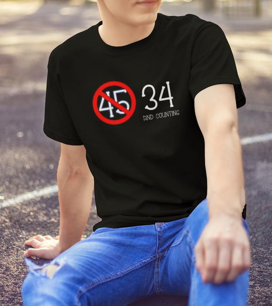 No 45 34 And Counting T-Shirt