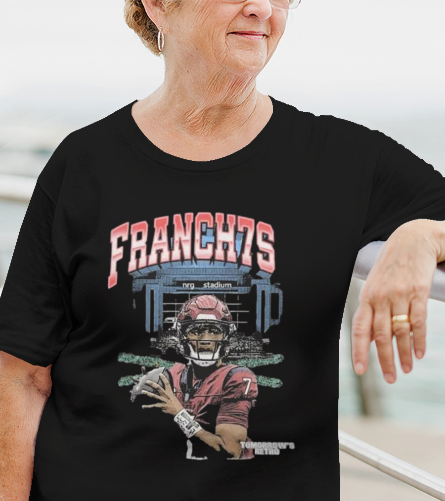 Houston Texans CJ Stroud Franchise 7 NRG Stadium Tomorrow’s Retro T-Shirt