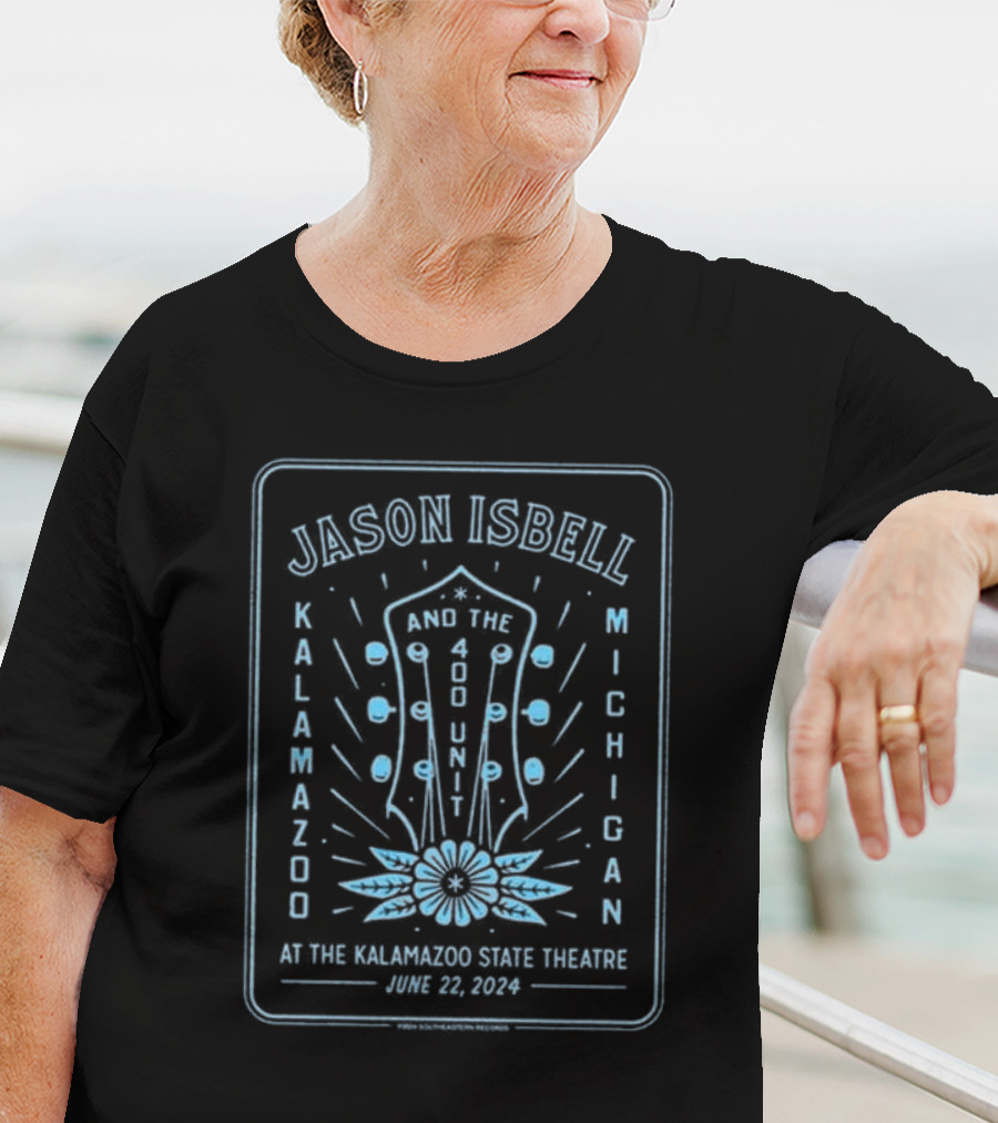 Jason Isbell And The 400 Unit Kalamazoo State Theatre Michigan June 22 T-Shirt
