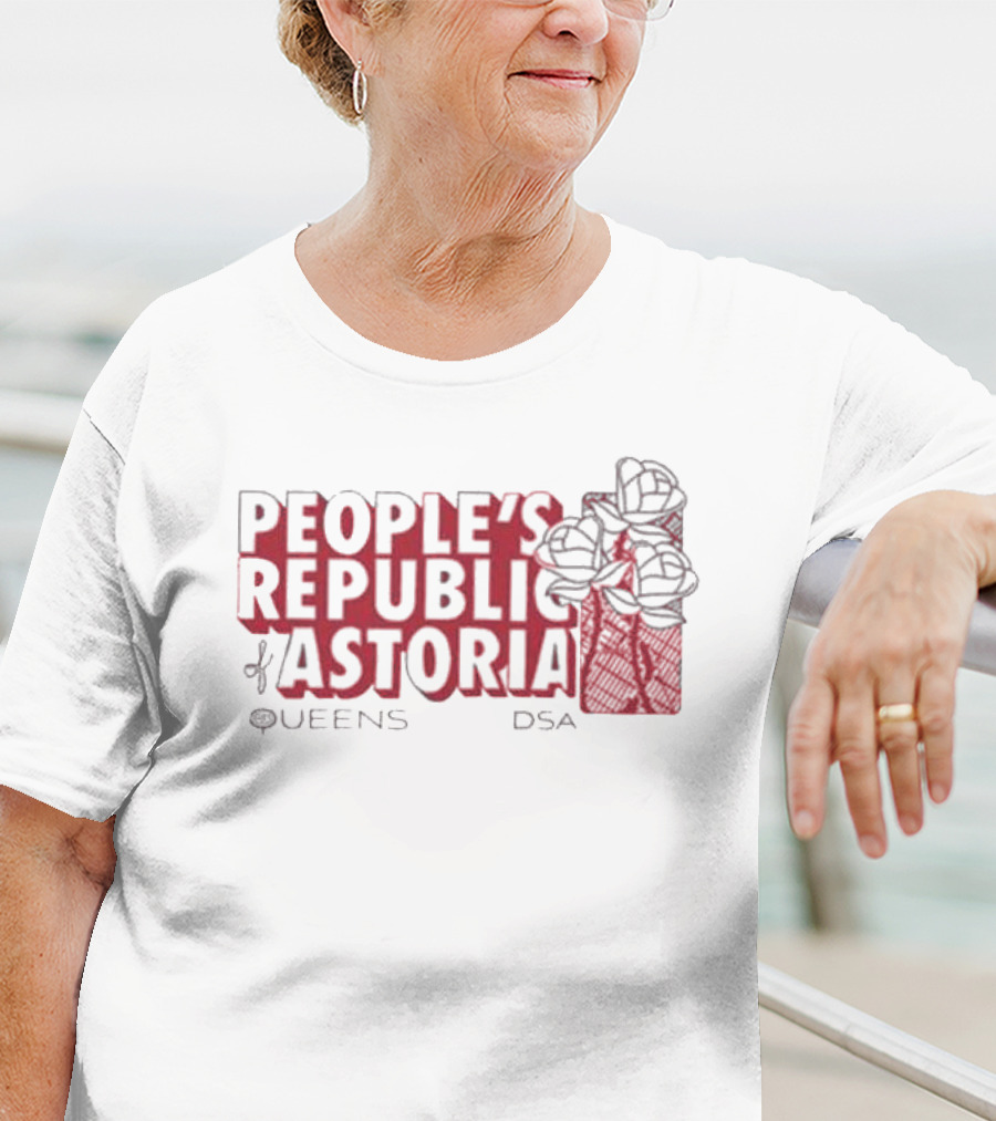 People’s Republic Of Astoria Queens DSA Roses T-Shirt