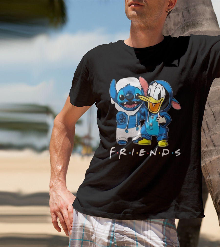 Friends Stitch And Donald Duck Disney Best Friends For Life T-Shirt