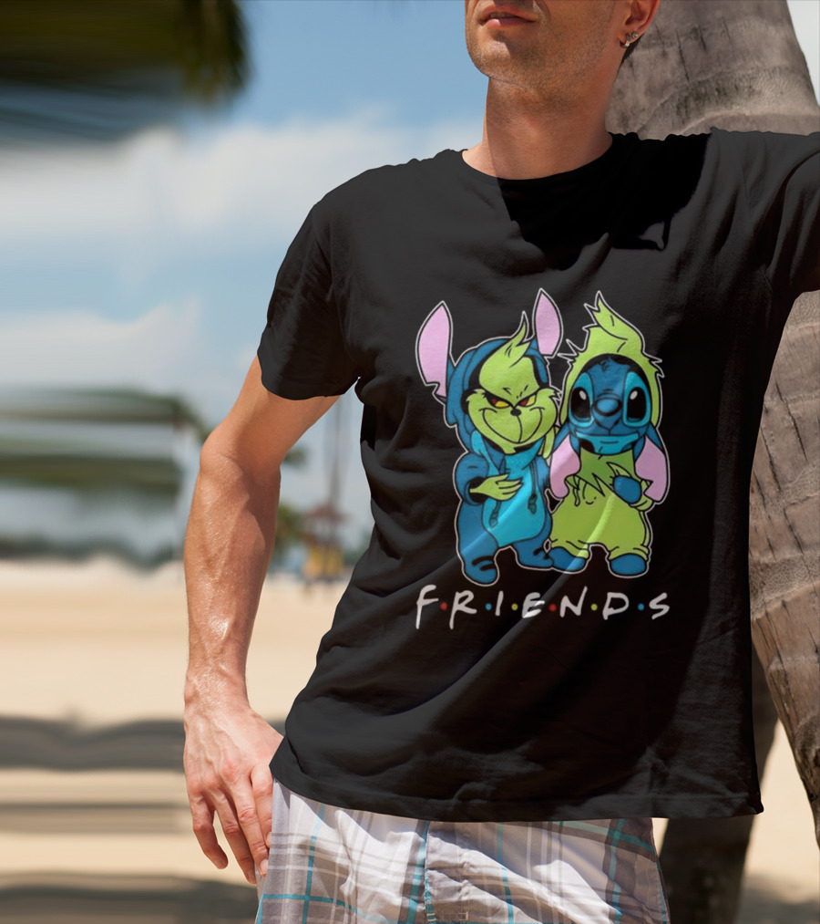 Stitch And Grinch Disney Friends Best Friends For Life T-Shirt