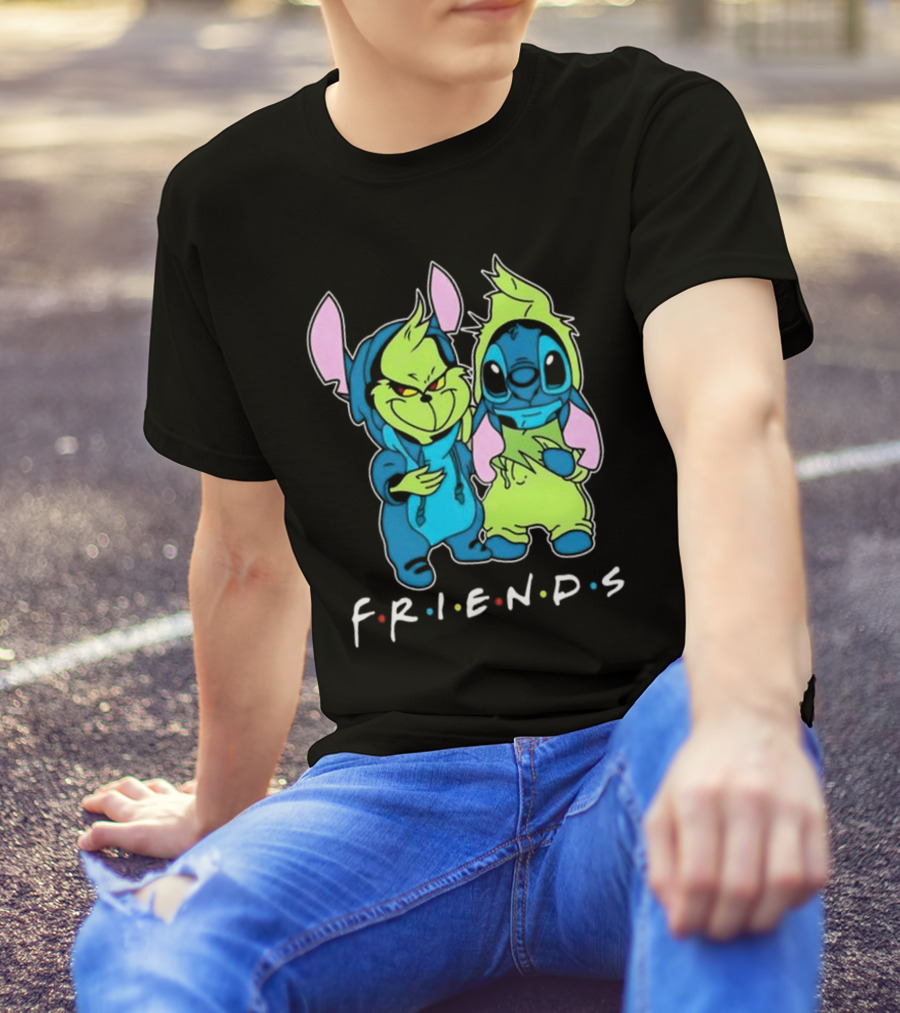 Stitch And Grinch Disney Friends Best Friends For Life T-Shirt