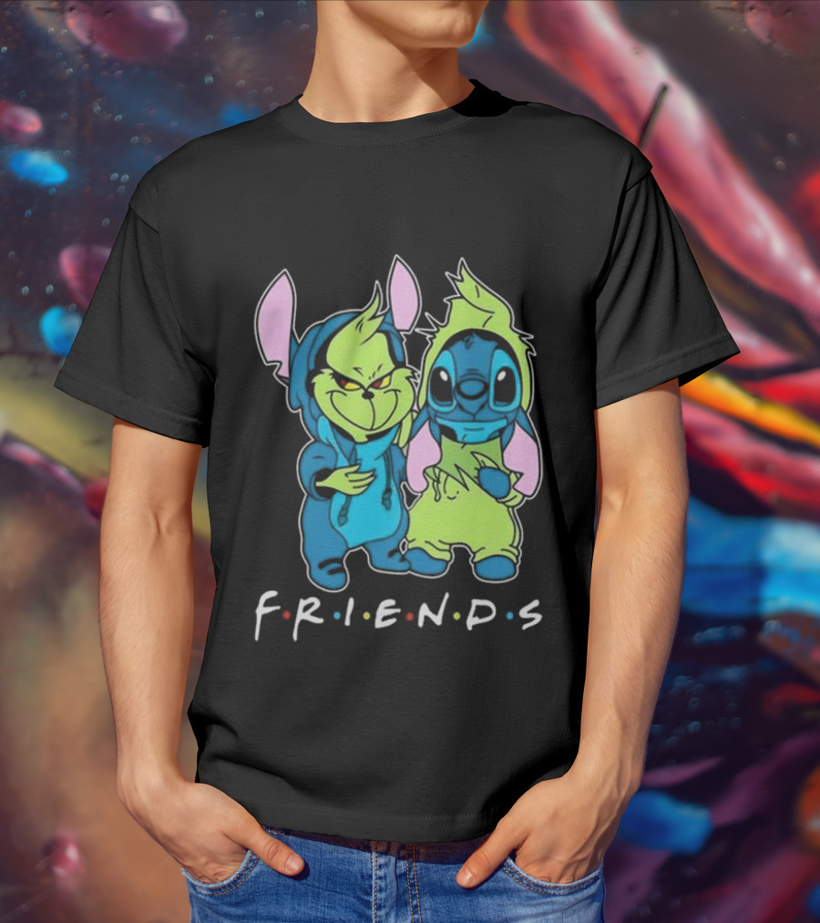 Stitch And Grinch Disney Friends Best Friends For Life T-Shirt