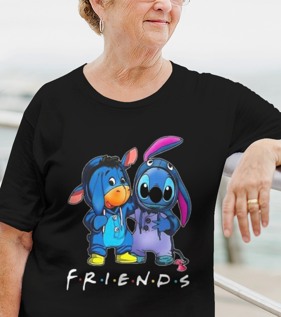 Eeyore Stitch Best Friends For Life F.R.I.E.N.D.S T-Shirt