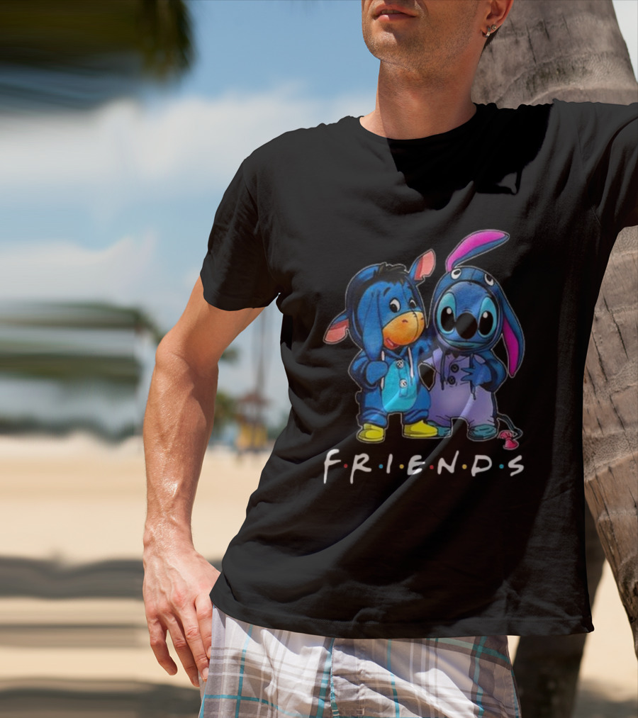 Eeyore Stitch Best Friends For Life F.R.I.E.N.D.S T-Shirt