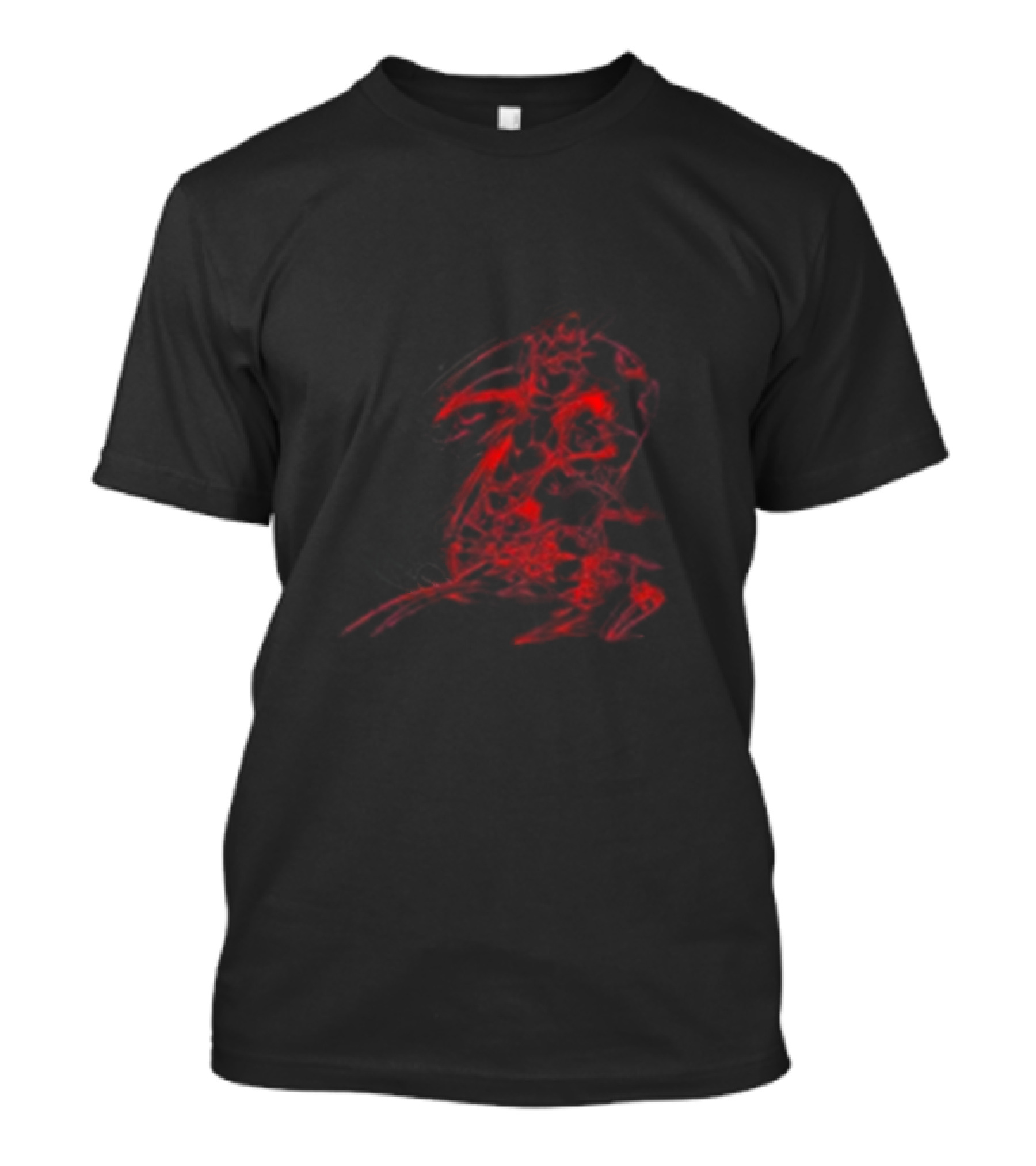 Guilty Gear Archival Record Sol And Ky Red Abstract T-Shirt