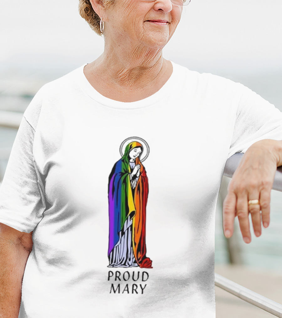 Proud Mary With Rainbow Pride Flag Colors T-Shirt