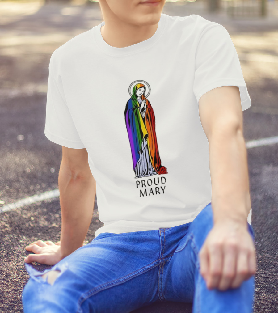 Proud Mary With Rainbow Pride Flag Colors T-Shirt