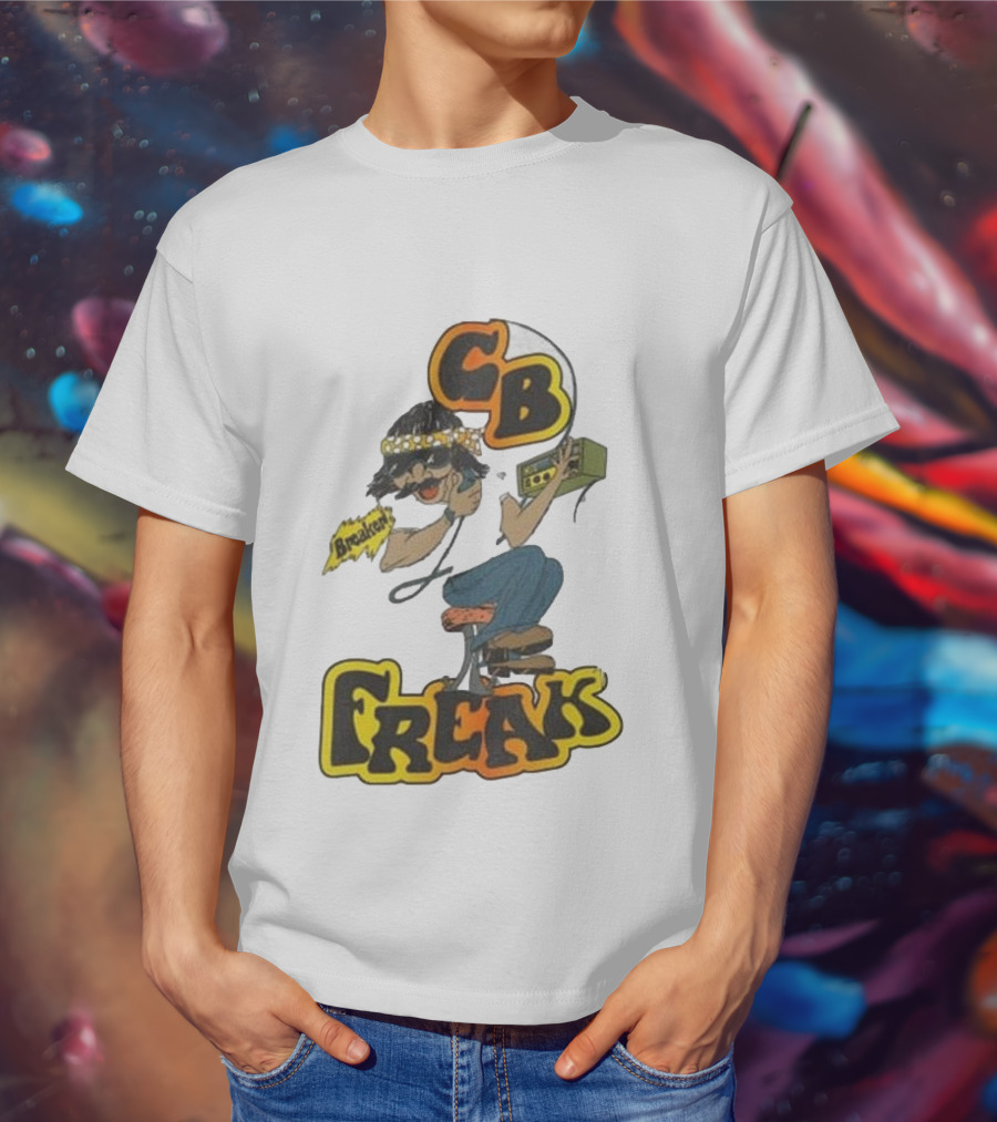 CB FREAK Breaker Trucker CB Radio Enthusiast T-Shirt