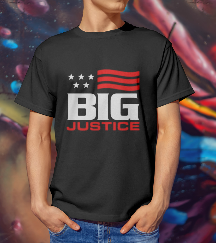 BIG JUSTICE American Flag T-Shirt