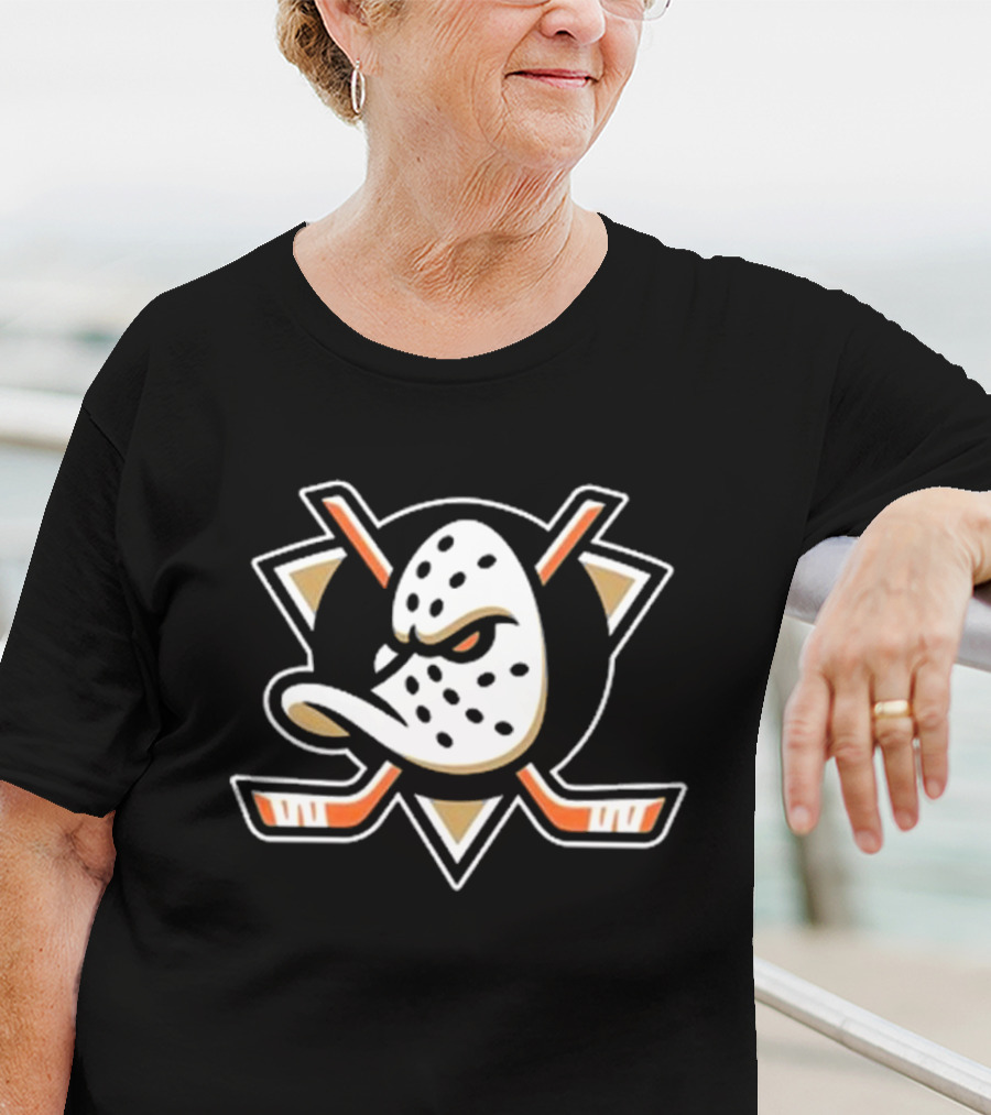 Anaheim Ducks Classic Hockey Mask Emblem Essential T-Shirt
