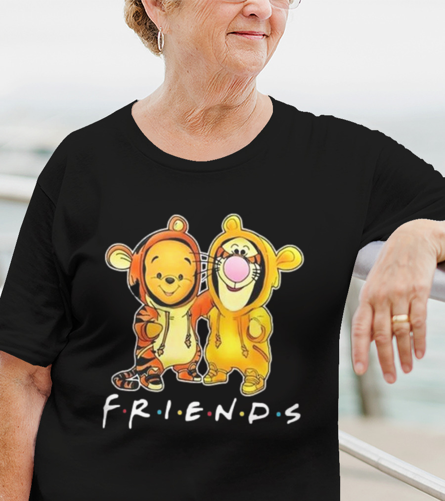 Winnie The Pooh Friends Tigger Style Hoodie Pals T-Shirt