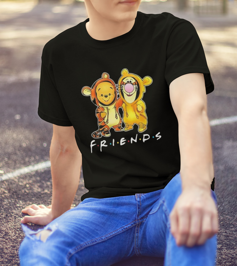 Winnie The Pooh Friends Tigger Style Hoodie Pals T-Shirt