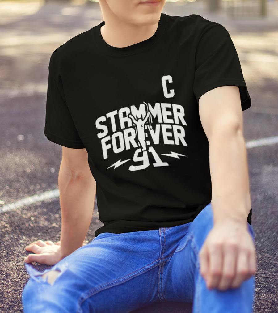 Stammer Forever 91 Hockey Captain Tribute Thank You Stammer T-Shirt