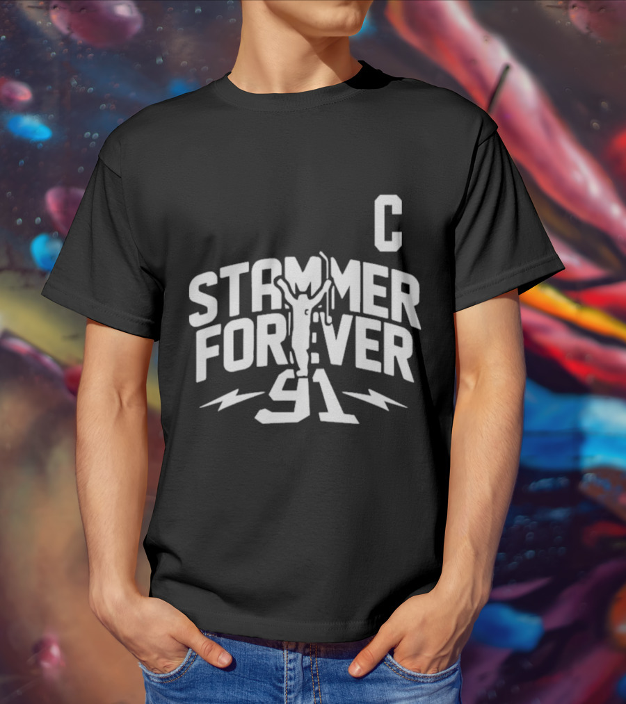 Stammer Forever 91 Hockey Captain Tribute Thank You Stammer T-Shirt