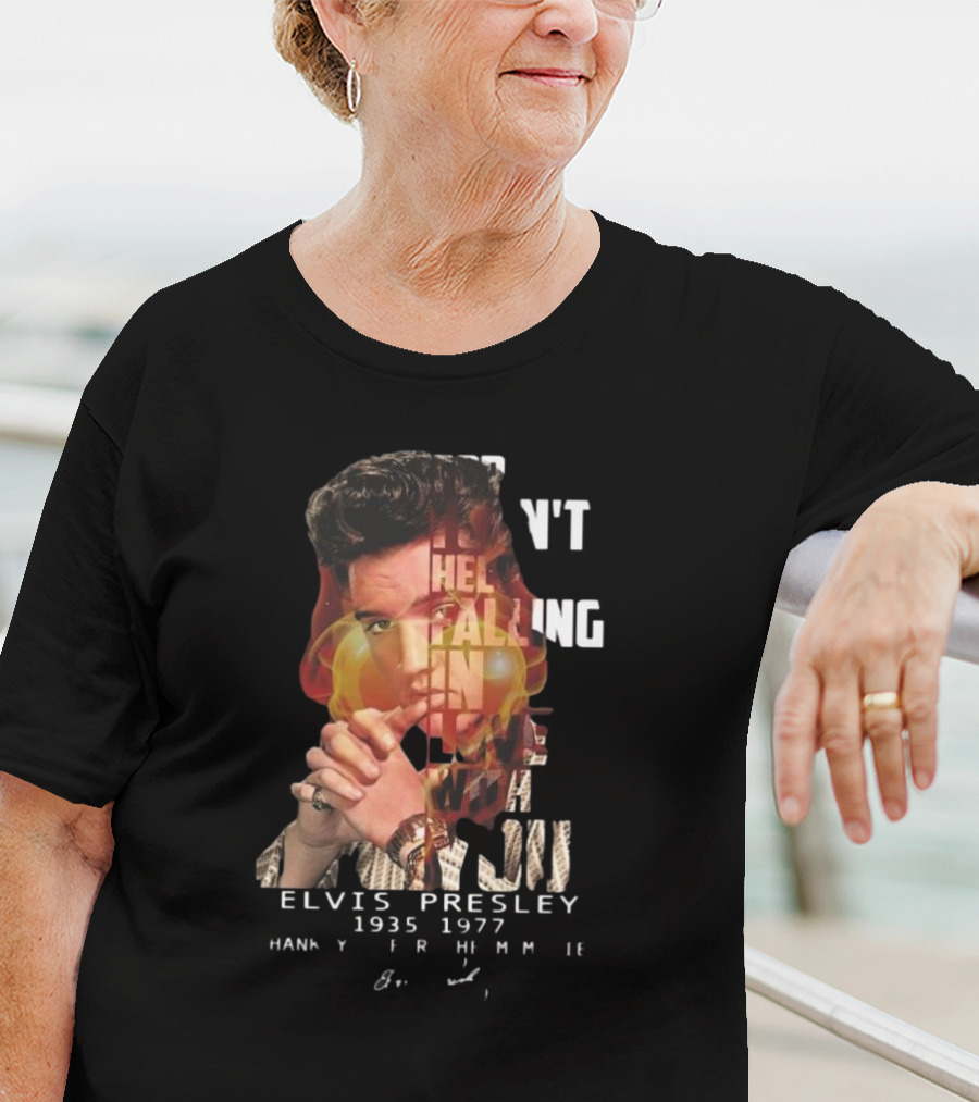 Can’t Help Falling In Love Elvis Presley 1935-1977 Thank You For The Memories T-Shirt