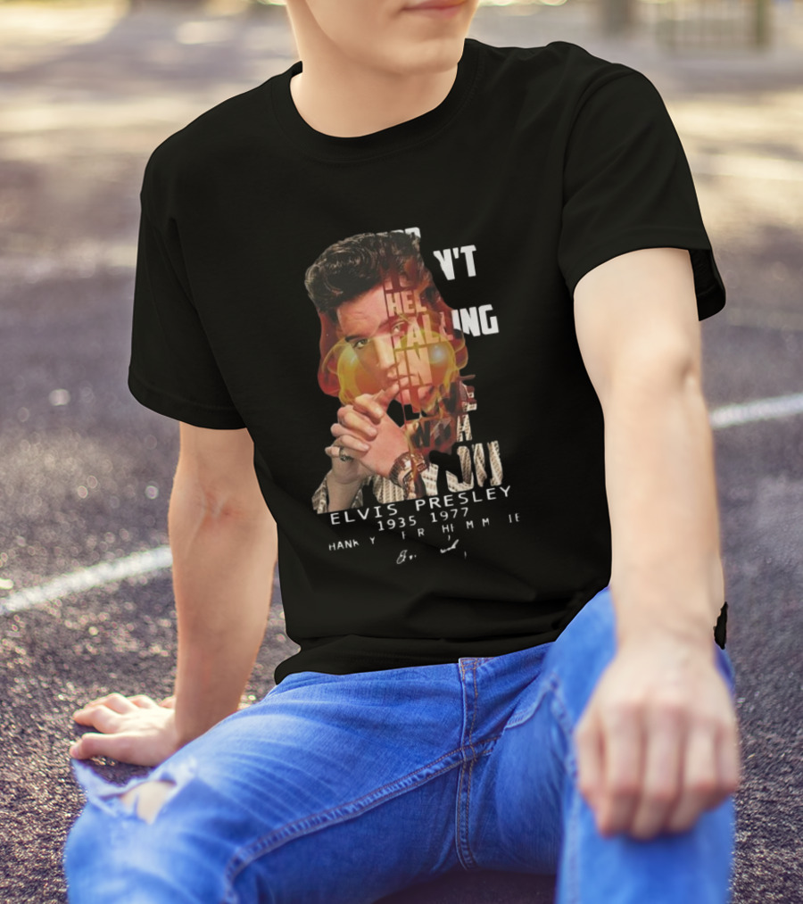 Can’t Help Falling In Love Elvis Presley 1935-1977 Thank You For The Memories T-Shirt