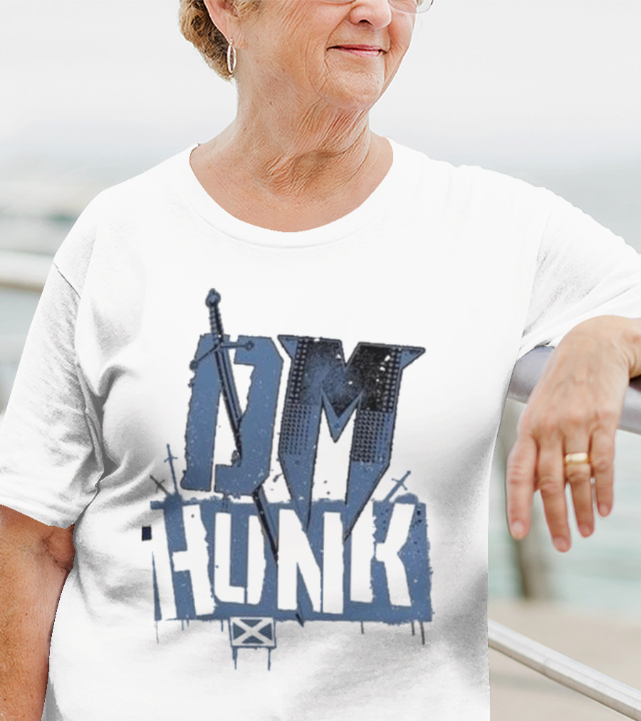 DM Hunk Sword Elements Drew Mcintyre Ringer T-Shirt