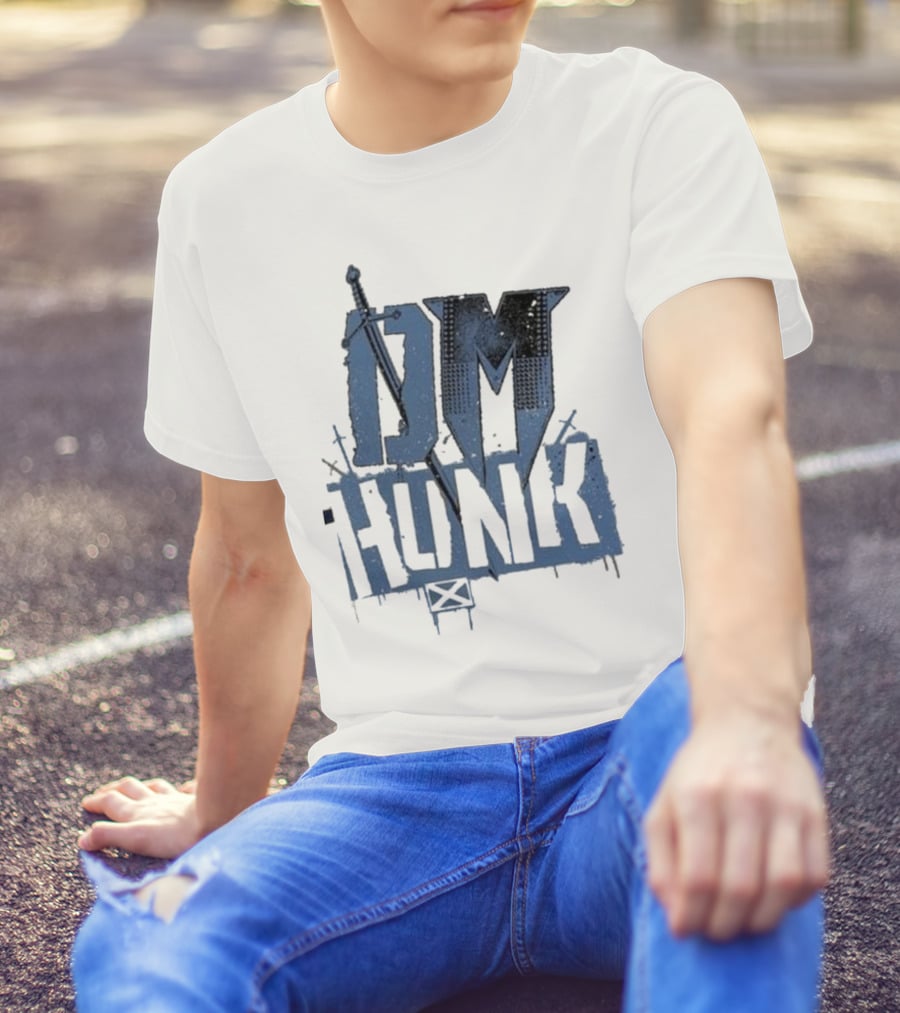 DM Hunk Sword Elements Drew Mcintyre Ringer T-Shirt