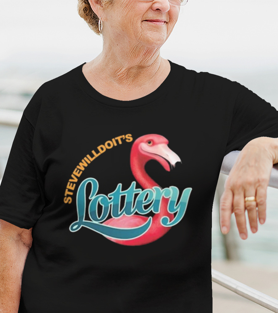 Stevewilldoit’s Lottery Flamingo T-Shirt